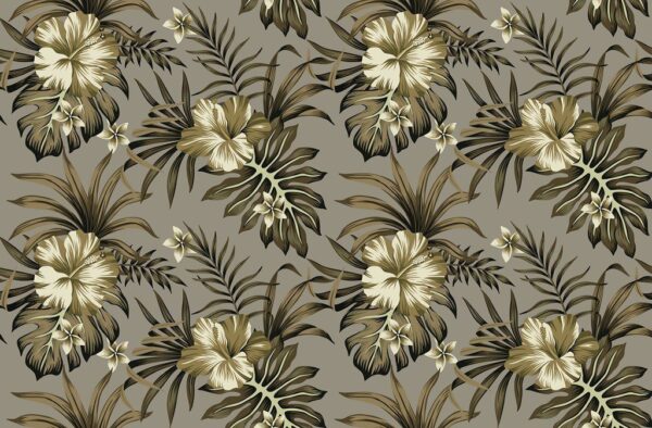 Sticker mural Fleurs tropicales