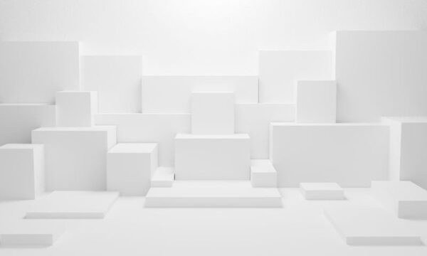 Peinture murale Composition blanche