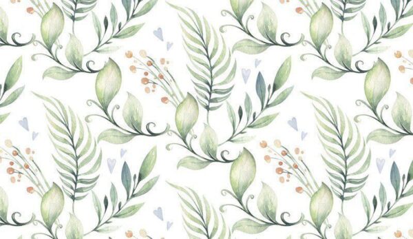 Sticker mural Feuilles d'aquarelle