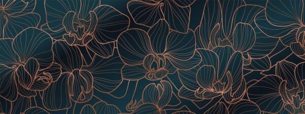 Peinture murale Fleuri