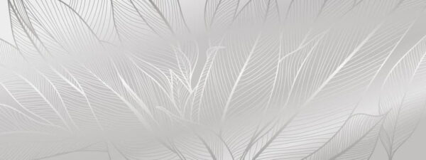 Peinture murale Contours d'argent