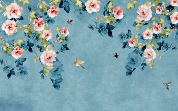 Papier peint fleur