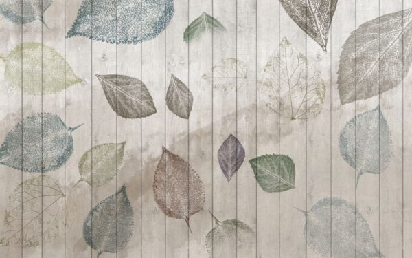 Peinture murale Feuilles