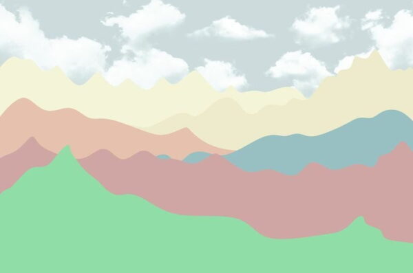 Papier peint Collines et Collines