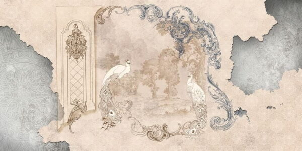 Sticker mural Image vintage