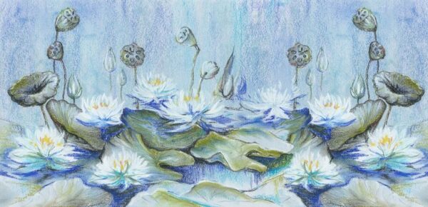 Poster XXL Lac Pastel