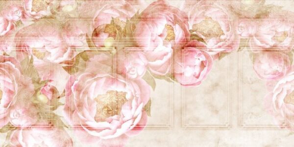 Sticker mural Fleurs roses