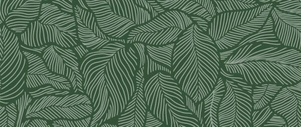 Sticker mural Feuilles vertes