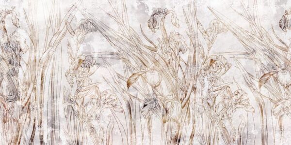 Papier peint fleur