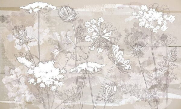 Sticker mural Fleurs sauvages