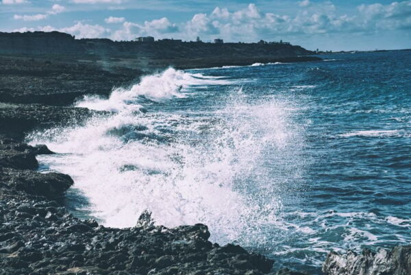 Peinture murale Vagues de la mer