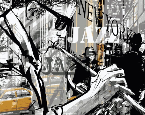 Papier peint Jazz à New York