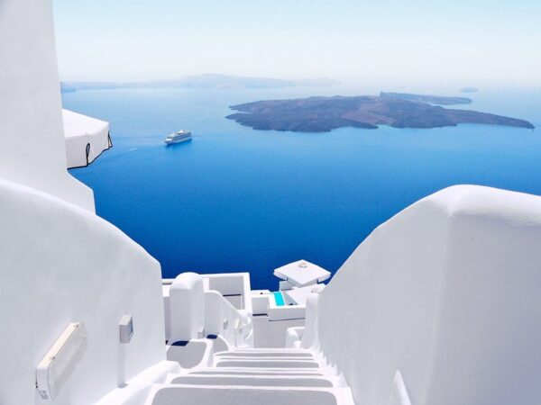 Peinture murale Santorin Blanc