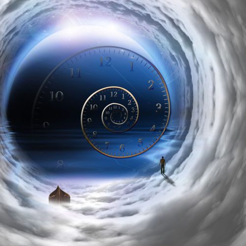 Poster XXL Le tunnel du temps