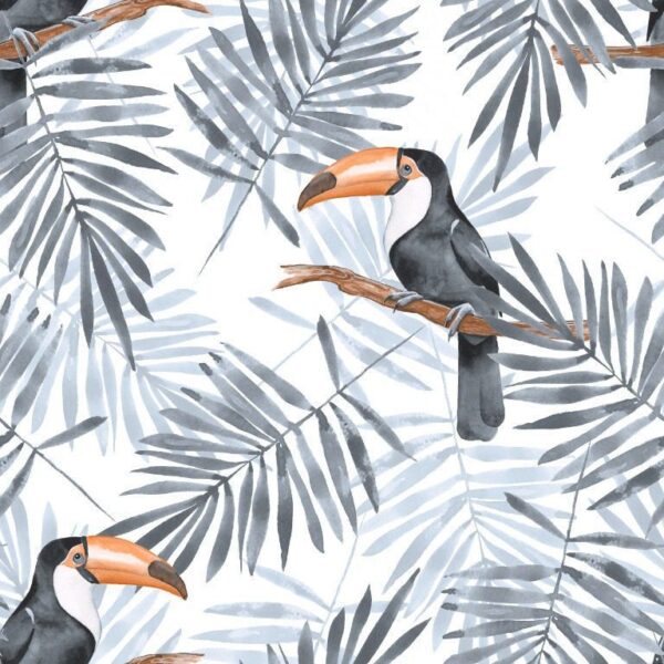 Poster XXL Toucans noirs
