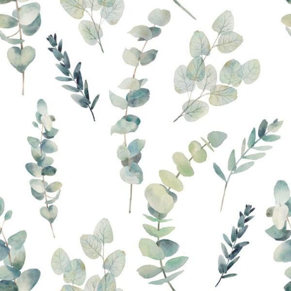 Peinture murale Plante bleue