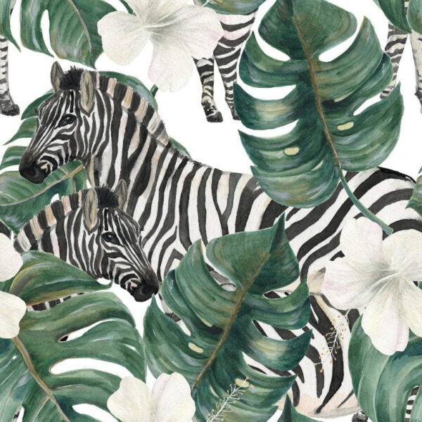 Peinture murale Girafes cachées