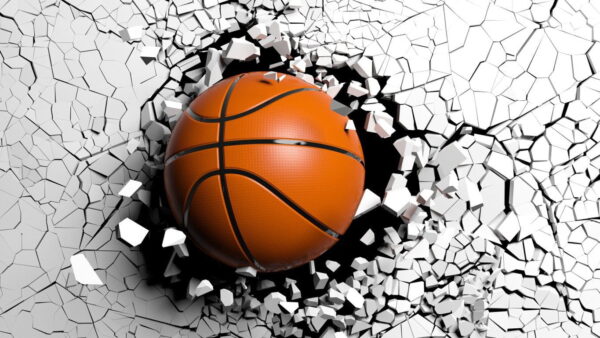 Peinture murale Ballon de basket
