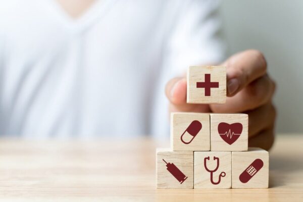 Peinture murale Cubes médicaux