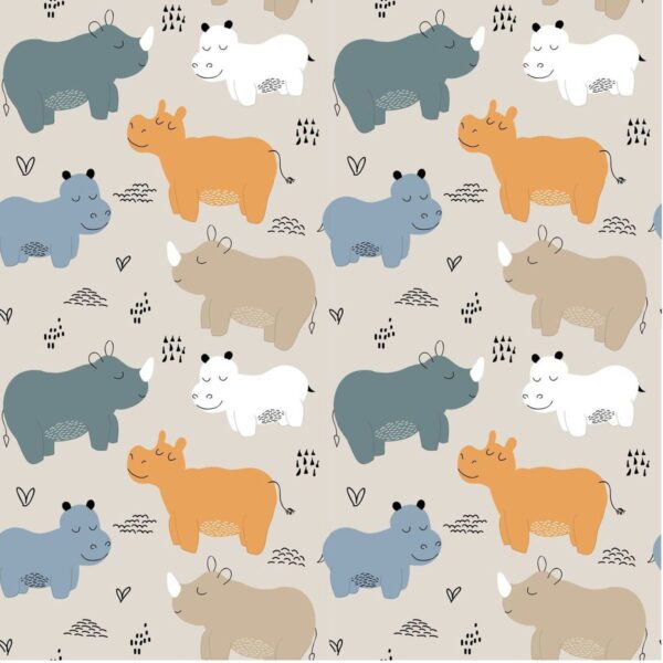 Poster XXL Hippopotames