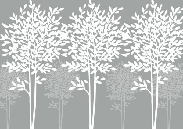 Poster XXL Arbres blancs