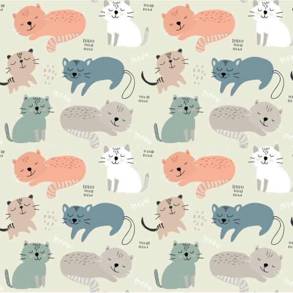 Peinture murale Chats adorables