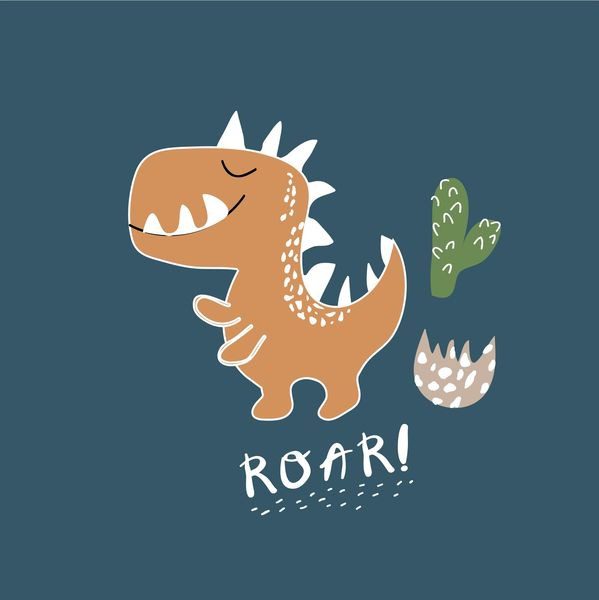 Papier peint Dinosaures mignons
