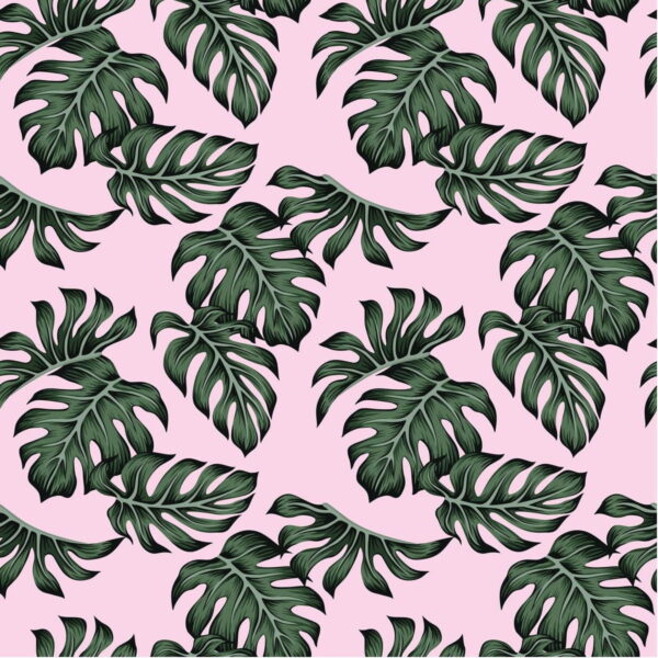 Sticker mural Feuilles vertes