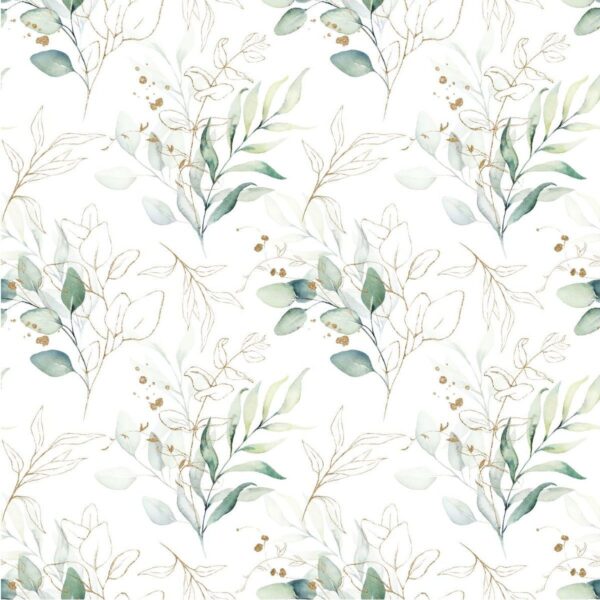 Sticker mural Feuilles d'or
