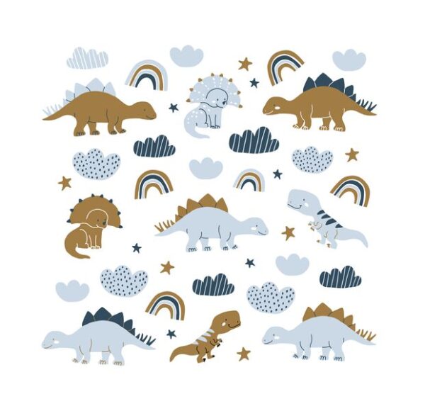 Peinture murale Dinosaures