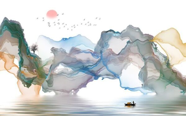 Peinture murale Trace de couleur