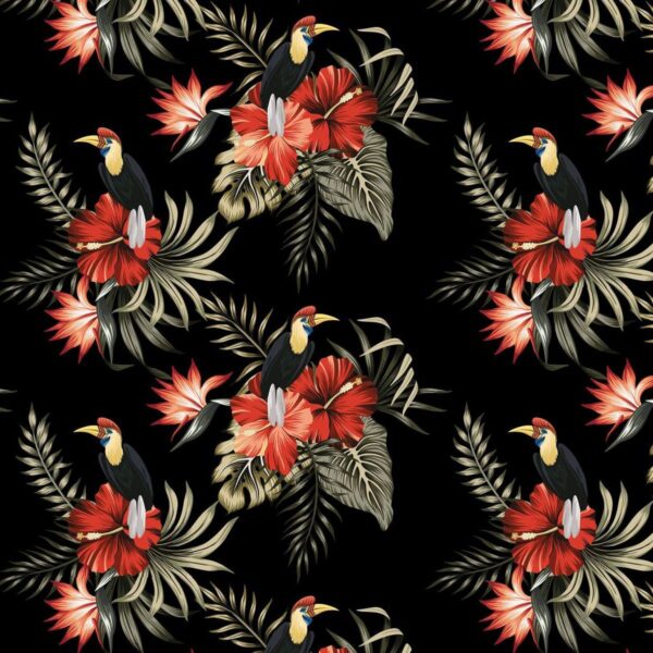 Sticker mural Oiseaux Tropicaux
