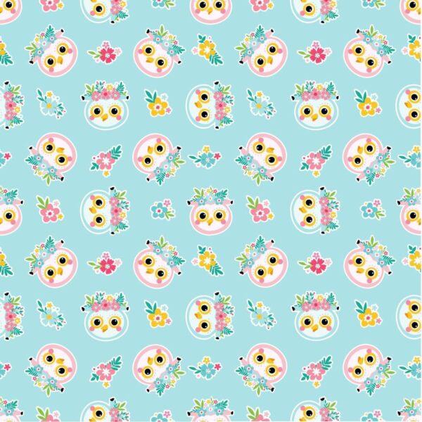 Poster XXL Hiboux heureux