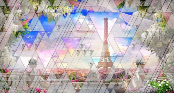 Peinture murale Vue abstraite