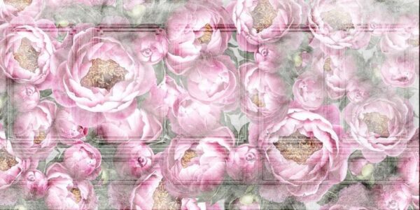 Peinture murale Pivoines sur le Mur