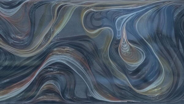 Peinture murale Vagues abstraites