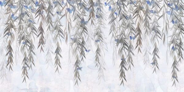 Peinture murale Feuilles de saule