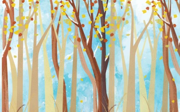 Peinture murale Forêt d'enfants