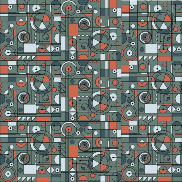 Peinture murale Style néoplasticisme