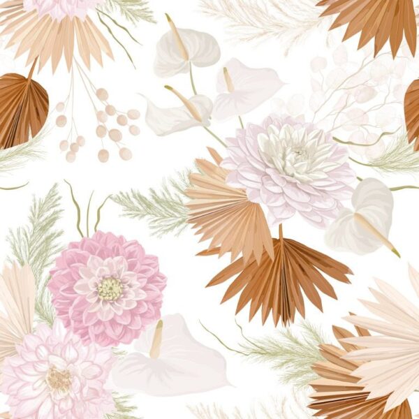 Peinture murale Fleur de dahlia