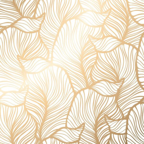 Peinture murale Feuilles d'or