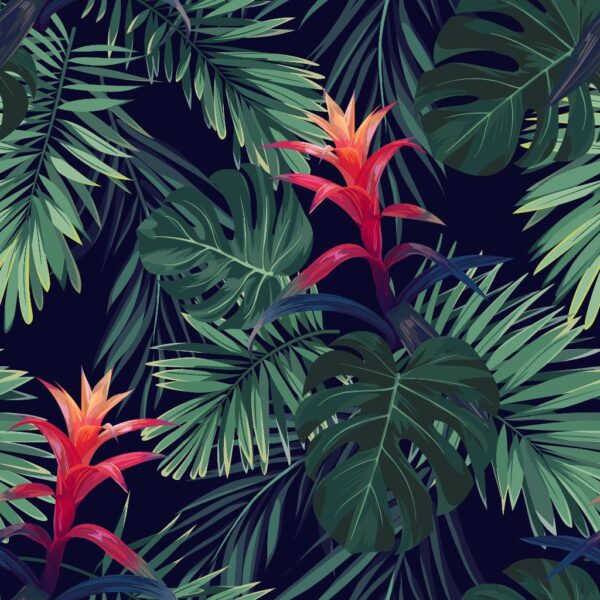 Peinture murale Plantes hawaïennes