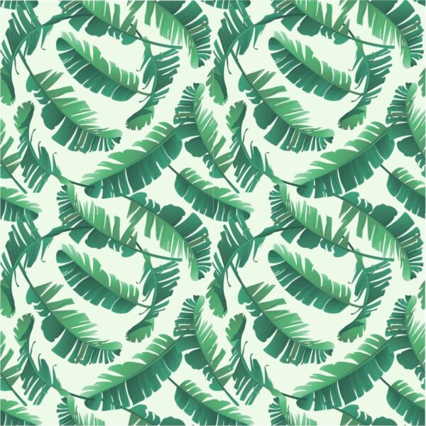Sticker mural Feuilles de la jungle