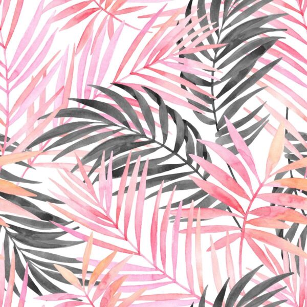 Poster XXL Palmier rose