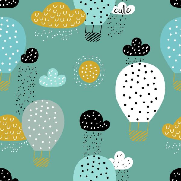 Peinture murale Ballons de pluie