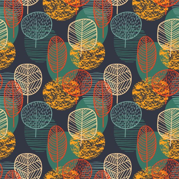 Sticker mural Arbres d'automne