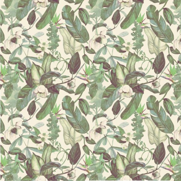 Sticker mural Feuilles exotiques