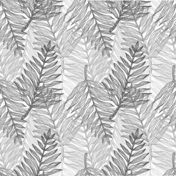 Peinture murale Feuilles monochromes