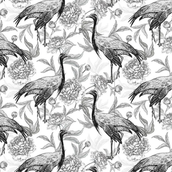 Poster XXL Grues grises