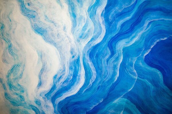 Peinture murale Douces Vagues